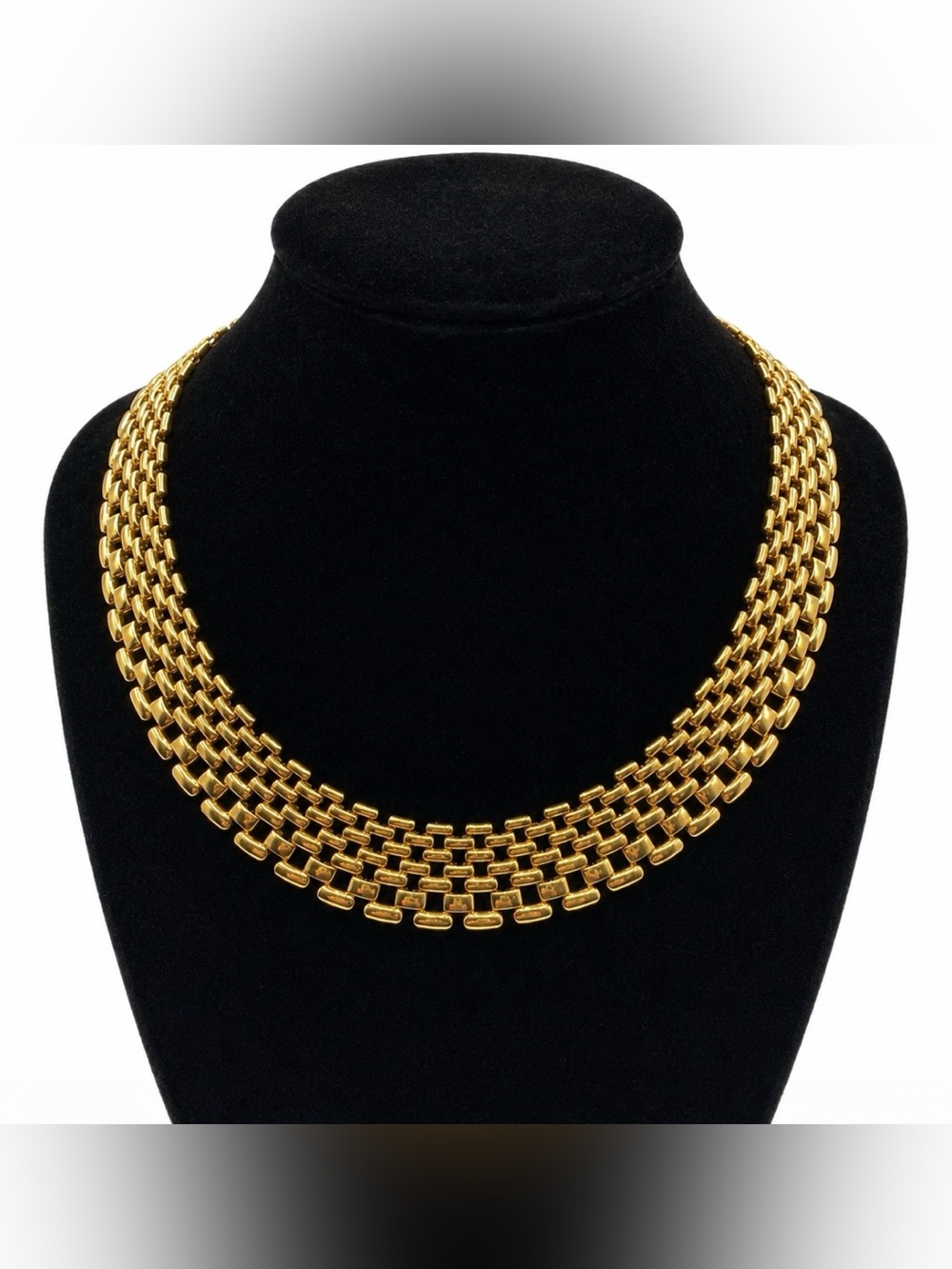Napier Watch Band Collar Necklace (Susan Caplan Rediscovered) 1980’s
